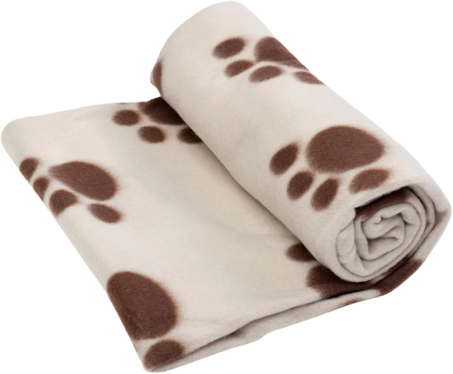 Petface Soft Cosy Fleece Comforter Paw Prints Blanket for Dogs, 100 x 70 cm