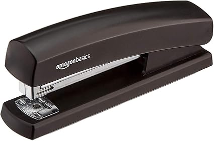 Amazon Basics Stapler with 1000 Staples, Matte Black