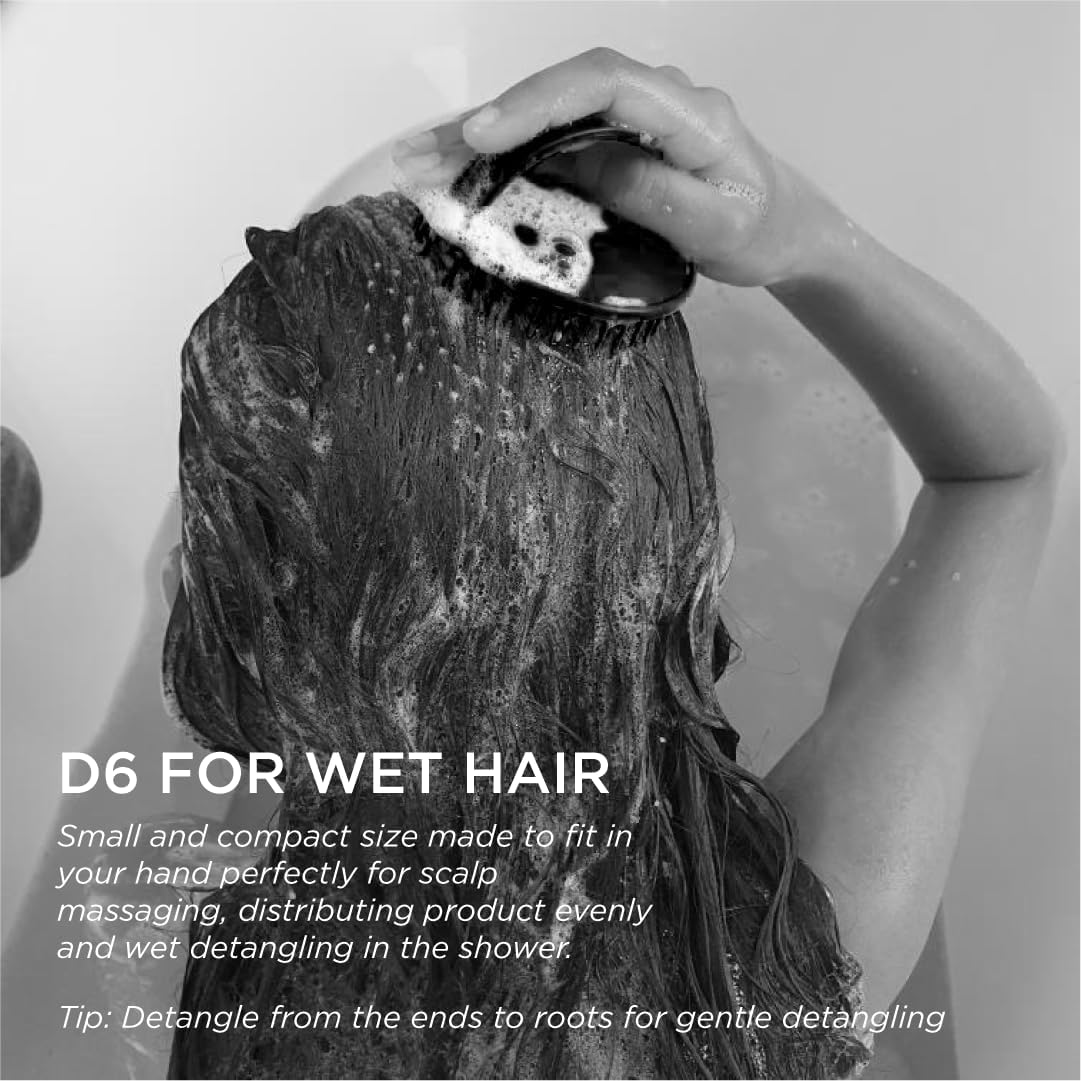 Silicone Body Scrubber with Long Handle, Double-Sided Shower Brush for Exfoliating and Massage