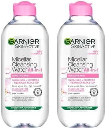 Garnier Micellar Cleansing Water 700ml, Gentle Face Cleanser and Makeup Remover for All Skin Types