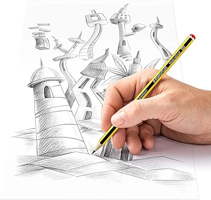 STAEDTLER 121-2 BK5D Noris School Graphite Pencils - HB Degree (Pack of 5), Grey