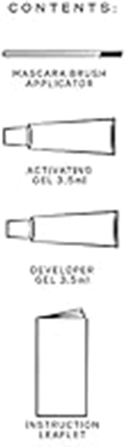 Eylure DYBROW Eyebrow Dye Kit, Dark Brown