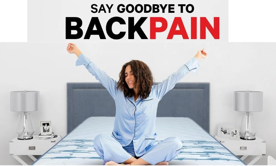 Hotel Quality Box Stitched Microfibre Mattress Topper 5cm Super soft Heavy Fill Orthopaedic Anti Allergy Quilted Mattress Topper (Double,137Cm X190cm)