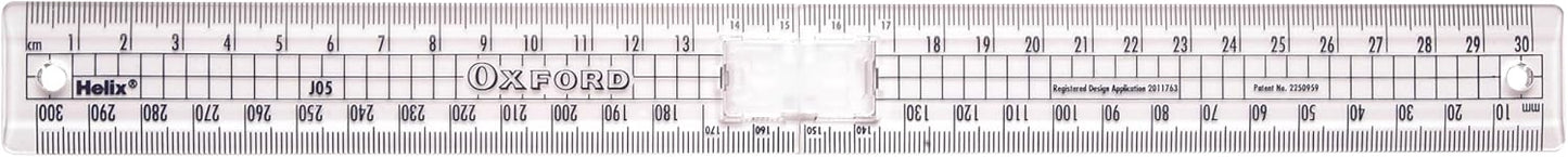 Helix Oxford 30cm Folding Ruler, Oxford Blue
