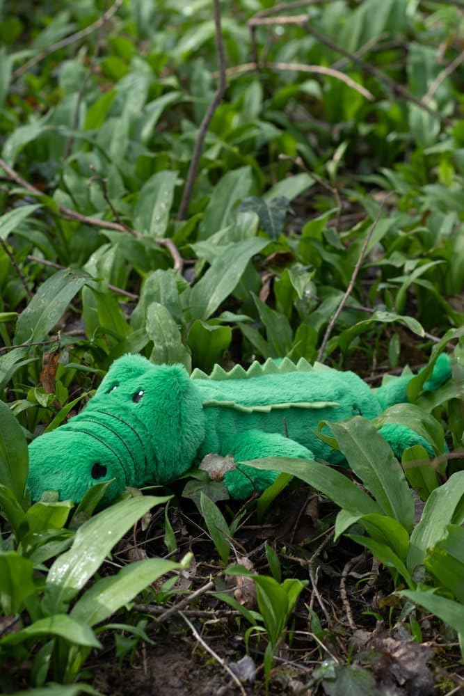 Petface Planet Carlos the Crocodile Eco Friendly Hollow Plush Dog Toy Made From Recycled Plastic Bottles