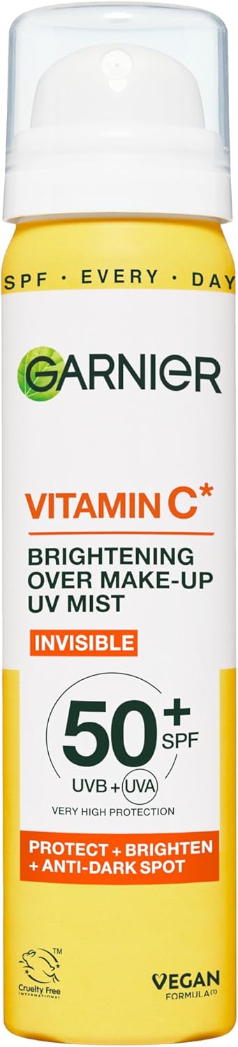 Garnier Vitamin C Brightening Serum for Face, with 4% Vitamin C, Niacinamide & Salicylic Acid, Brightens Skin, Reduces Dark Spots & Evens Skin Tone, Serum 30ml