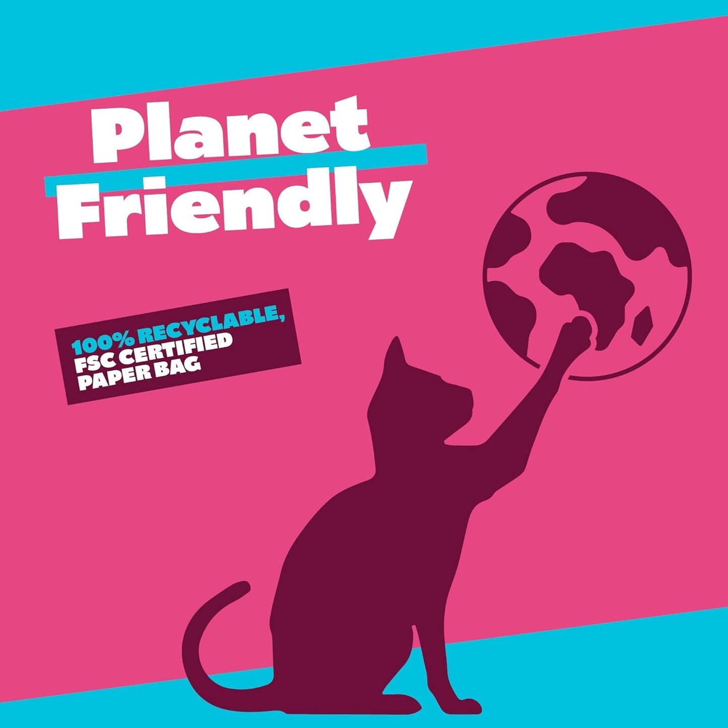 Felight Non-Clumping Cat Litter (20L Bag) - Antibacterial Silverfresh Technology, Prevents Odours for up to 10 Days, Made in the UK