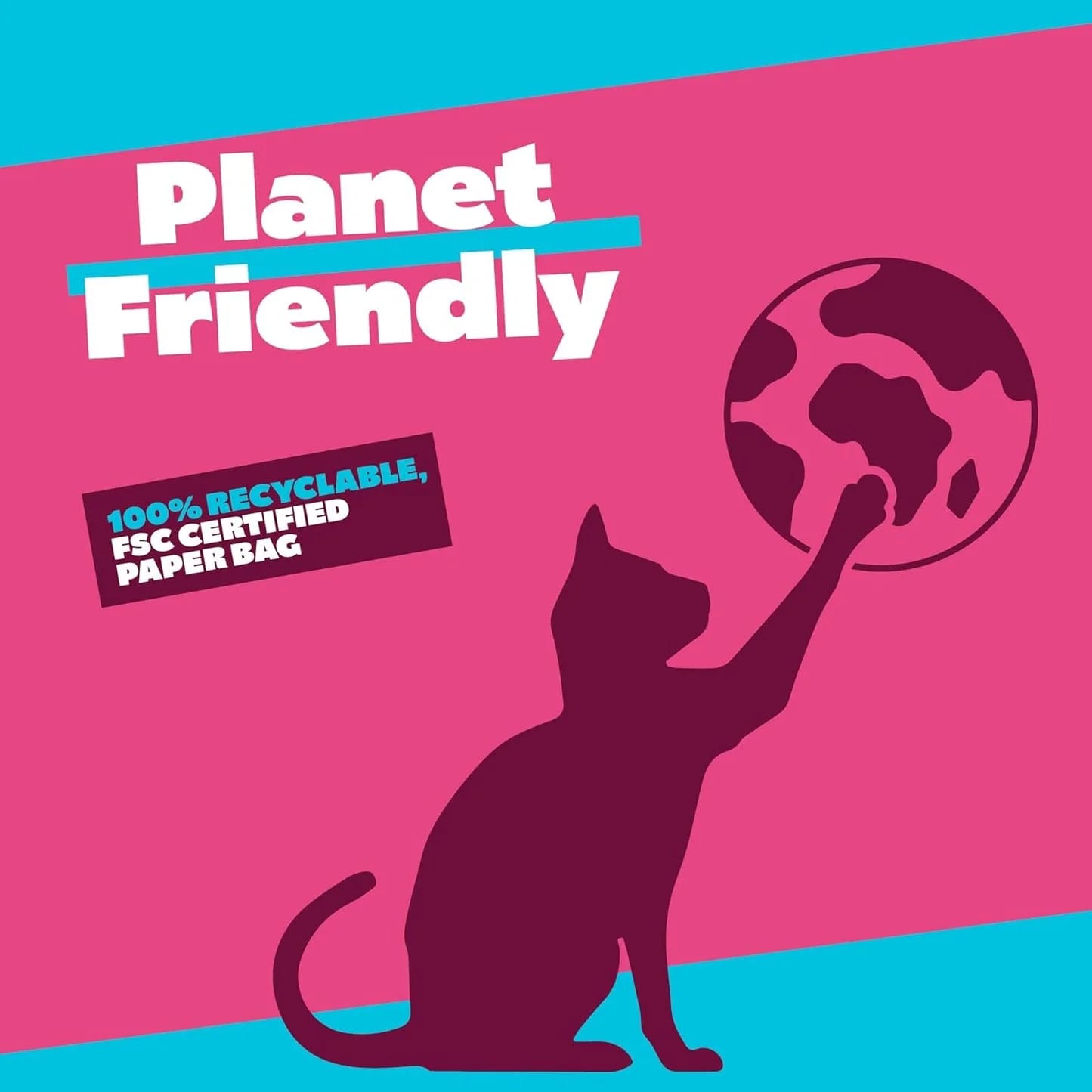 Felight Non-Clumping Cat Litter (20L Bag) - Antibacterial Silverfresh Technology, Prevents Odours for up to 10 Days, Made in the UK