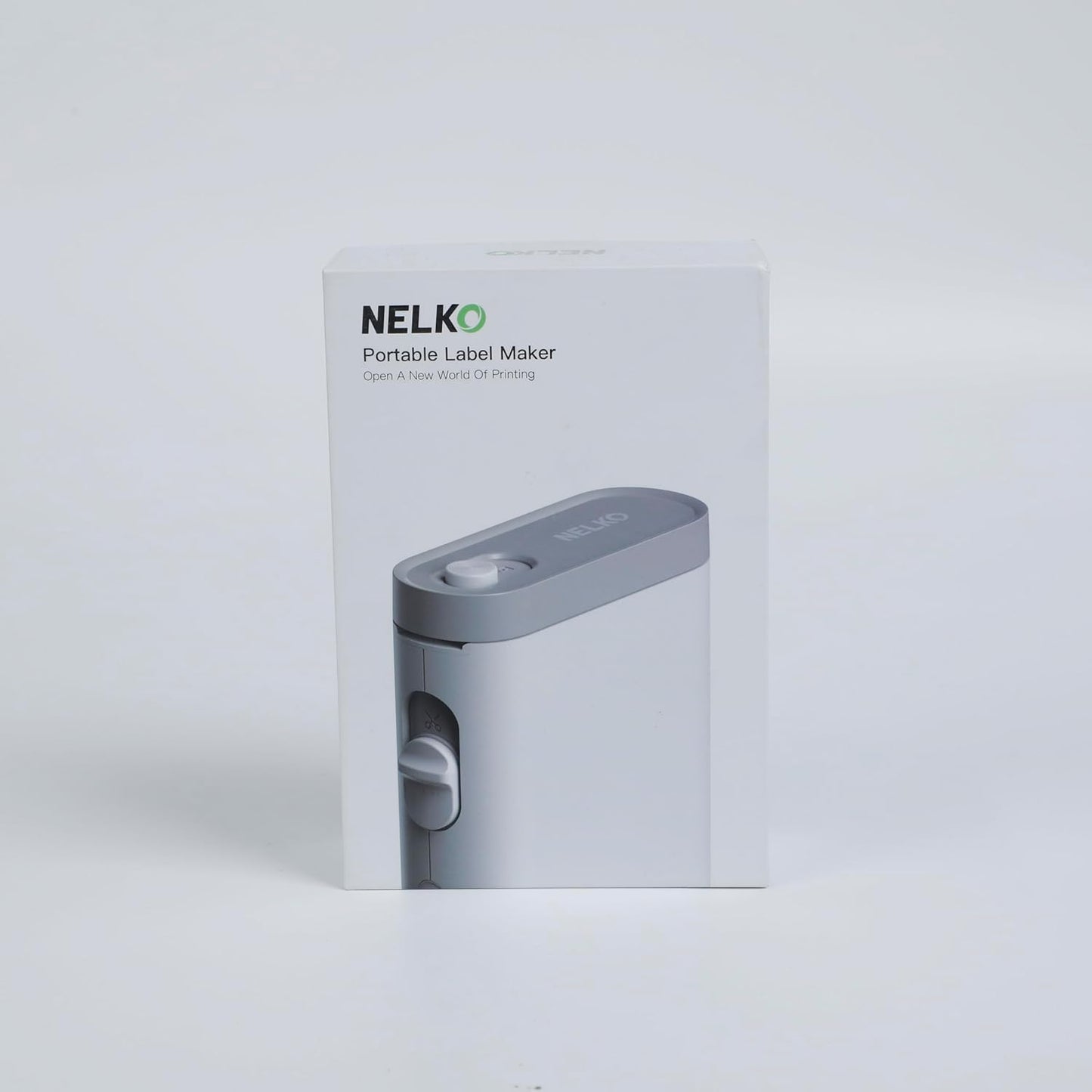 Nelko Label Maker Machine with Tape, P21 Portable Bluetooth Label Printer, Wireless Handheld Sticker Maker Mini Label Makers with Multiple Templates for Organizing Storage Barcode Office Home, White