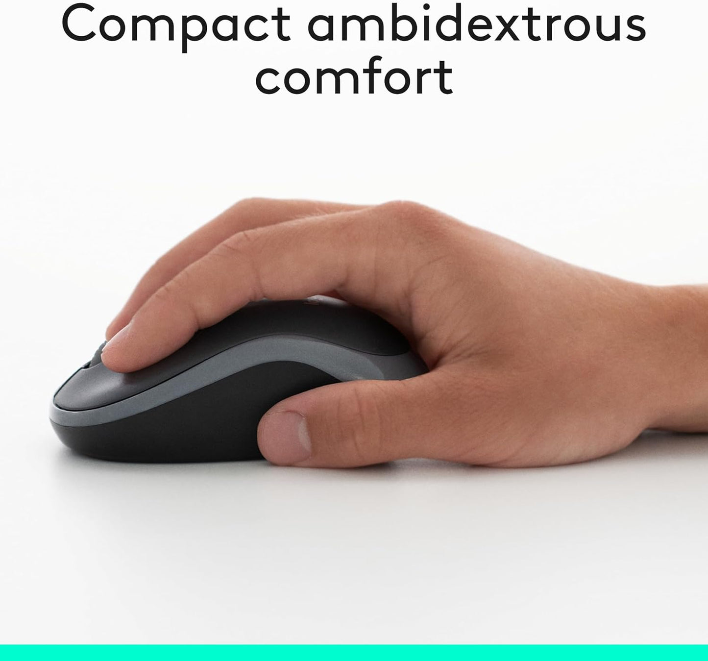 Logitech MK270 Wireless Keyboard and Mouse Combo for Windows, 2.4 GHz Wireless, Compact Mouse, 8 Multimedia and Shortcut Keys, 2-Year Battery Life, for PC, Laptop, QWERTY UK English Layout - Black