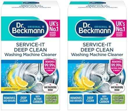"Dr. Beckmann Service-it Deep Clean Washing Machine Cleaner | Removes 99,99 % of bacteria and fungi and viruses | eliminates bad odours | 250 g"