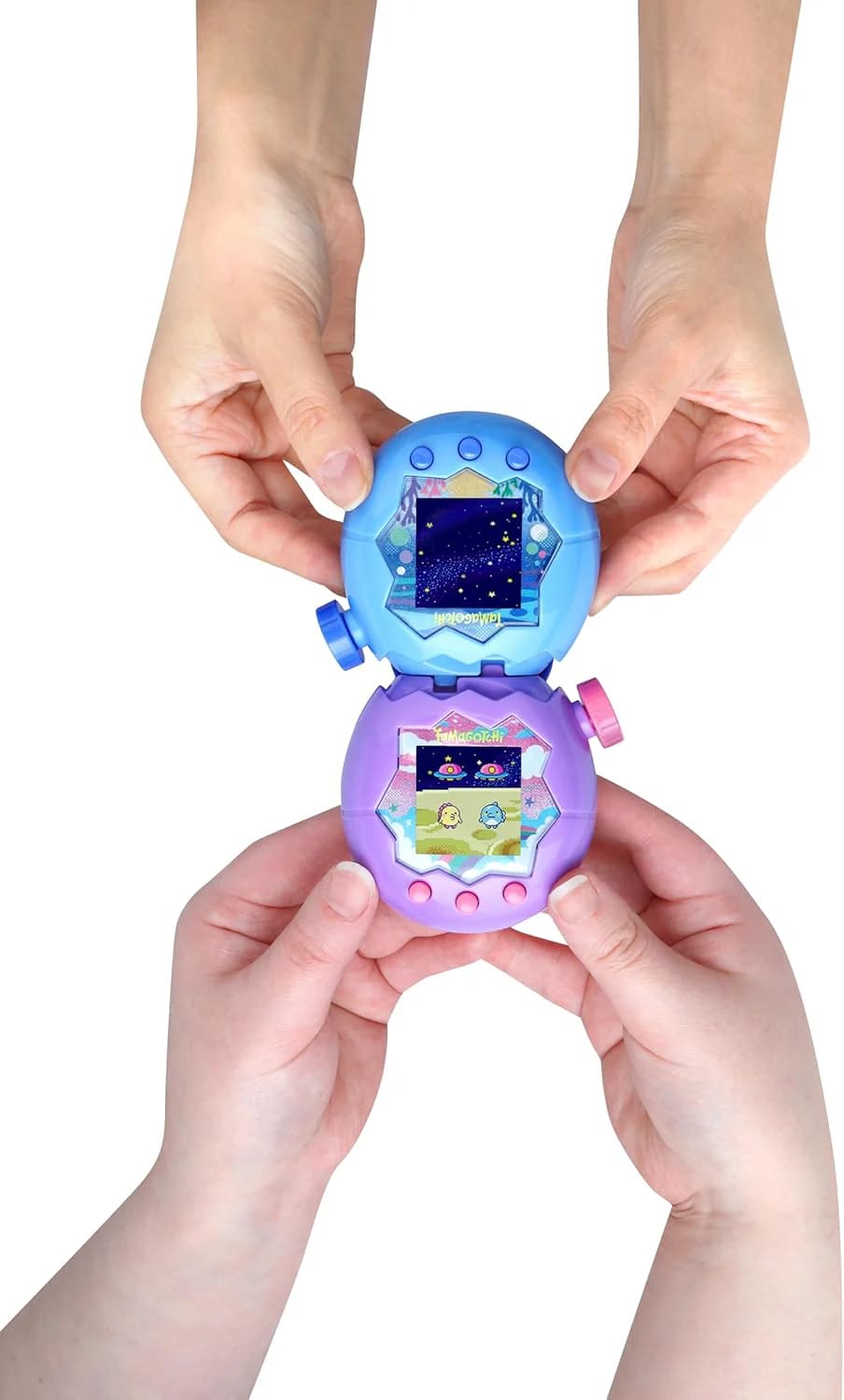 Bandai Tamagotchi Paradise Digital Pet, Blue Water Shell, Evolved Virtual Pet for Kids and Adults