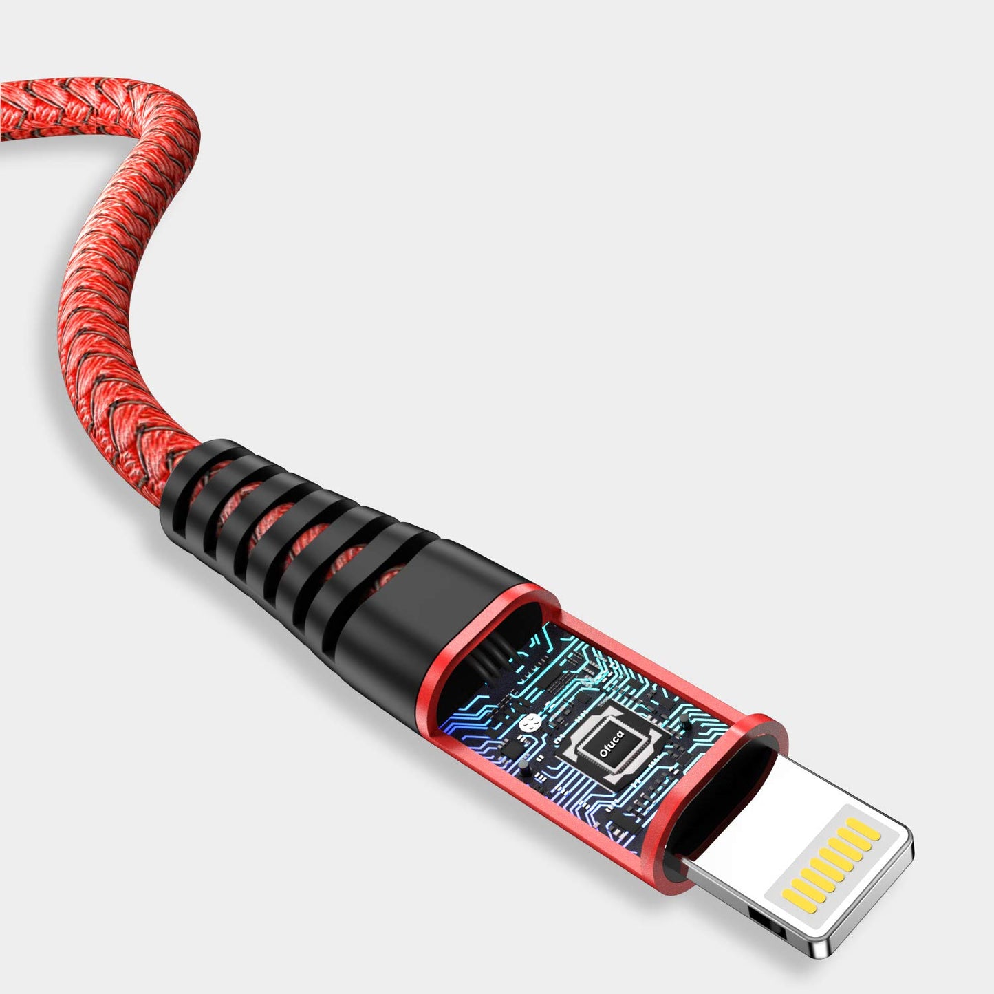 Ofuca iPhone Charger,3Pack 6FT/1.8M iPhone Charger Cable MFi Certified Lightning Cable Fast Charging Wire Compatible with iPhone 14 13 12 11 Pro Max XS XR X 8 7 6 Plus 5 SE