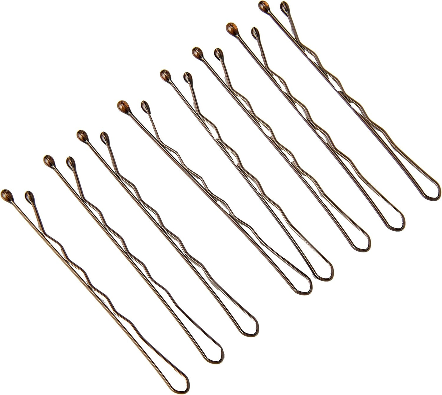 LA MODA HAIRGRIPS MEDIUM BROWN