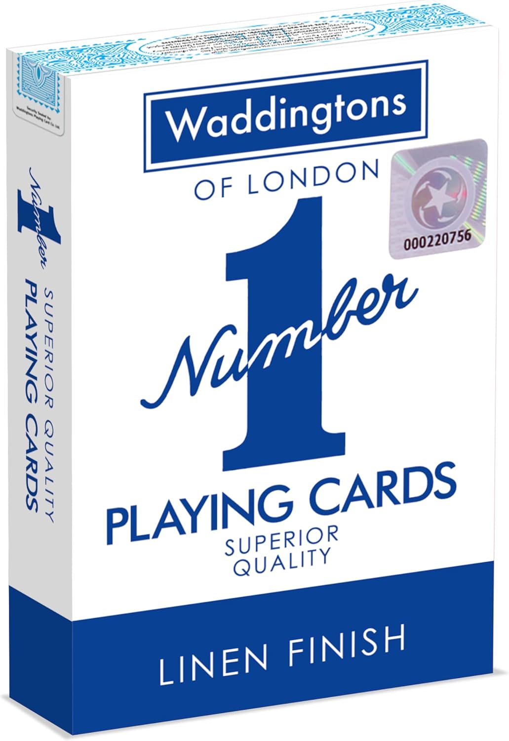 Waddingtons Number 1 Playing Card Game, Includes Fish, Slapjack, Crazy Eights, and Rummy, Single Unit, Travel and Family Game