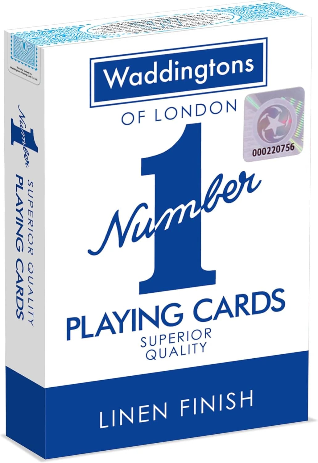 Waddingtons Number 1 Playing Card Game, Includes Fish, Slapjack, Crazy Eights, and Rummy, Single Unit, Travel and Family Game