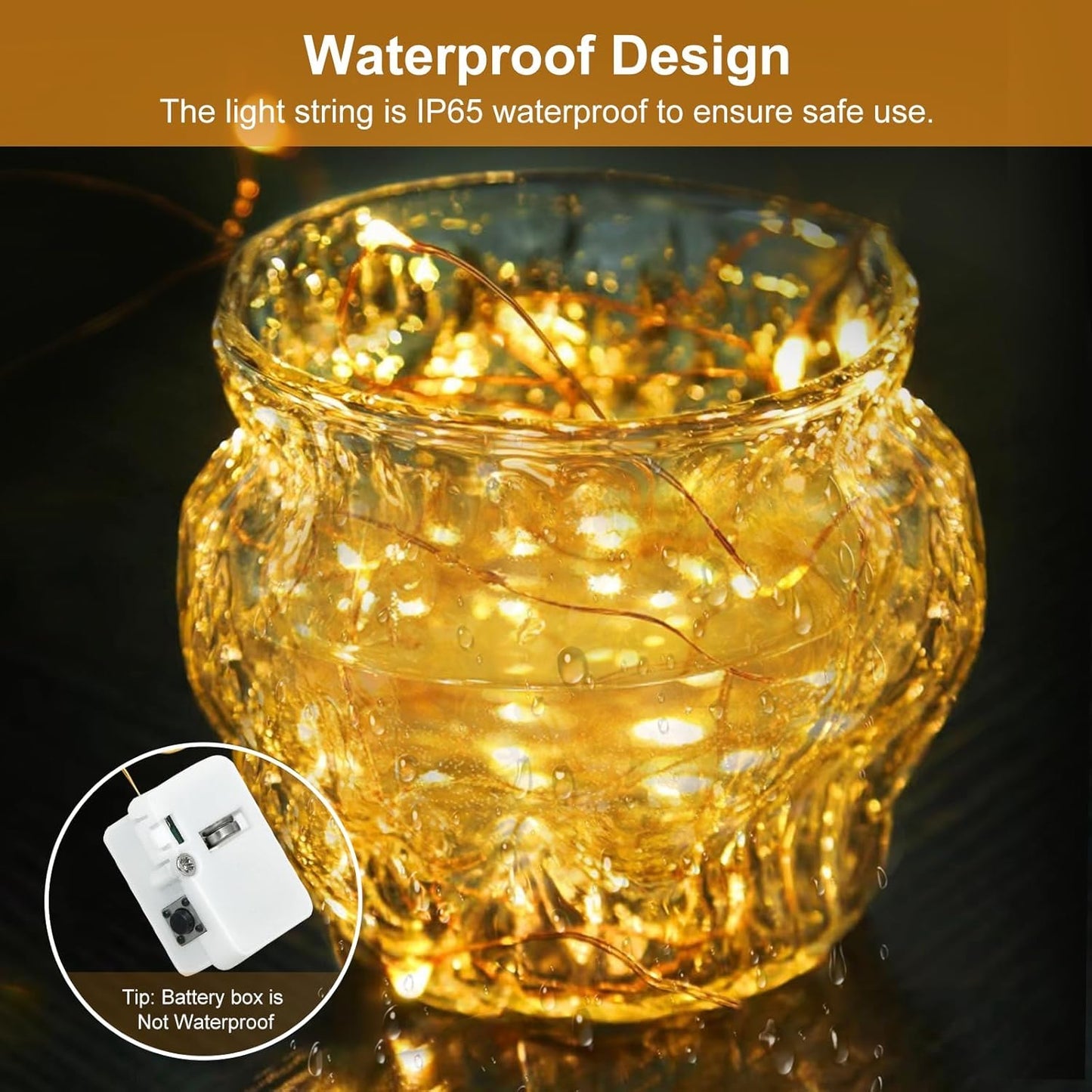 btfarm 12 Pack 3 Modes LED Fairy Lights Battery Operated, 2M 20LED Mini String Lights Battery Powered IP65 Waterproof Silver Wire Small Fairy Lights Indoor Outdoor for Jars, Christmas, Party, Bedroom