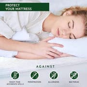 Caroline Shatuik Waterproof Mattress Protector King |40cm Extra Deep Fitted King Size Waterproof Bed Protector Topper | Non Noisy & Breathable Mattress Cover King Size Bed(152 X 200 +40CM)