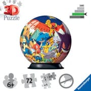 Ravensburger Pokemon 3D Jigsaw Puzzle Ball for Kids Age 6 Years Up - 72 Pieces - No Glue Required for Boys and Girls