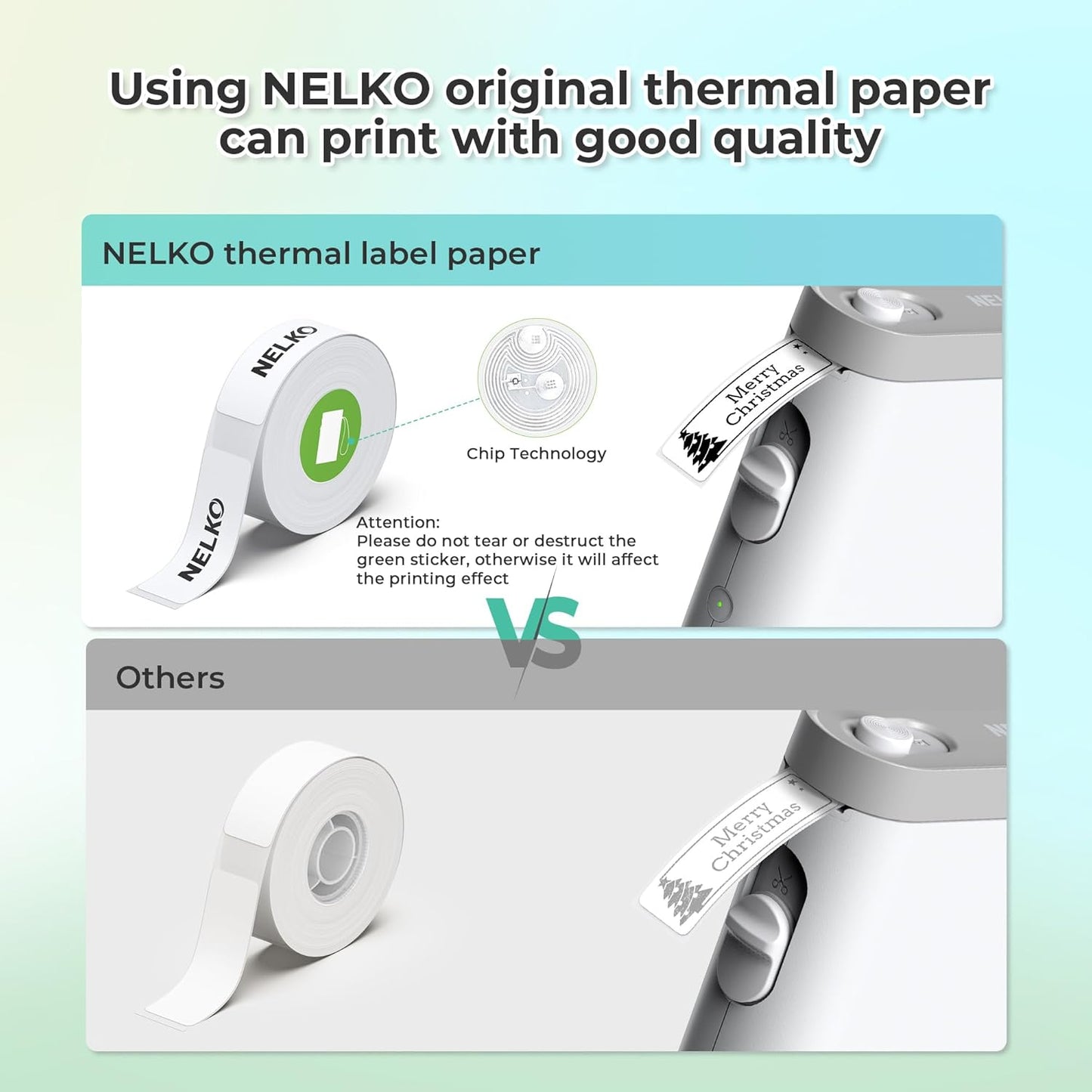 Nelko Label Maker Machine with Tape, P21 Portable Bluetooth Label Printer, Wireless Handheld Sticker Maker Mini Label Makers with Multiple Templates for Organizing Storage Barcode Office Home, White