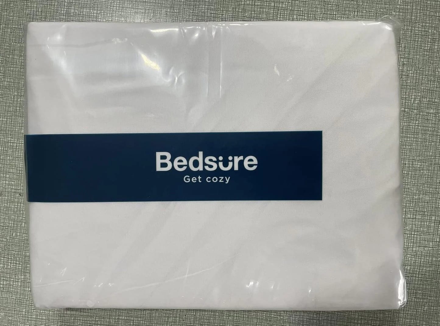 Bedsure Double Fitted Sheet Deep - Bed Sheets Extra Deep Pocket 16 inch (40 cm) made of Soft Brushed Microfiber for Double Bed, Grey, 135x190cm