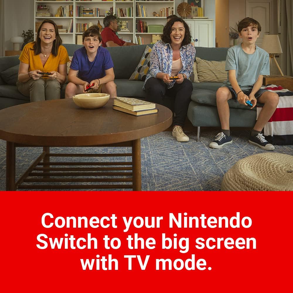 Nintendo Switch (Neon Red/Neon blue) (Renewed)