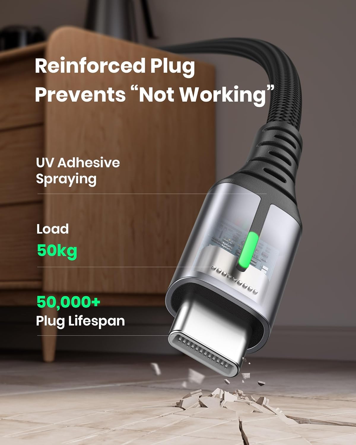 INIU USB C Charger Cable, 2m Type C Cable Fast Charging, Braided USB A to USB-C Phone Charger Cable USBC for iPhone 17 16 15 Pro Max, Samsung Galaxy S25 S24 Ultra, Pixel 9, iPad Air, Switch Steam etc.