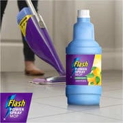 Flash Power Spray Mop Floor Cleaner Multi-Surface Cleaning Liquid Citrus Fresh 5L (1.25Lx4)