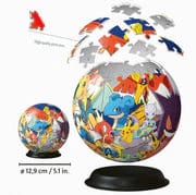 Ravensburger Pokemon 3D Jigsaw Puzzle Ball for Kids Age 6 Years Up - 72 Pieces - No Glue Required for Boys and Girls