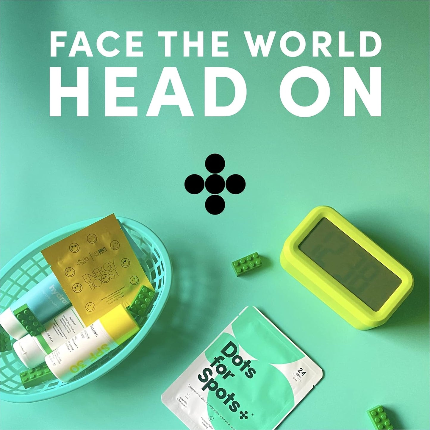 Dots for Spots Pimple Patches, 24 Pack, Translucent Hydrocolloid Spot Treatment Stickers for Face, Vegan and Cruelty-Free, Korean Skin Care"