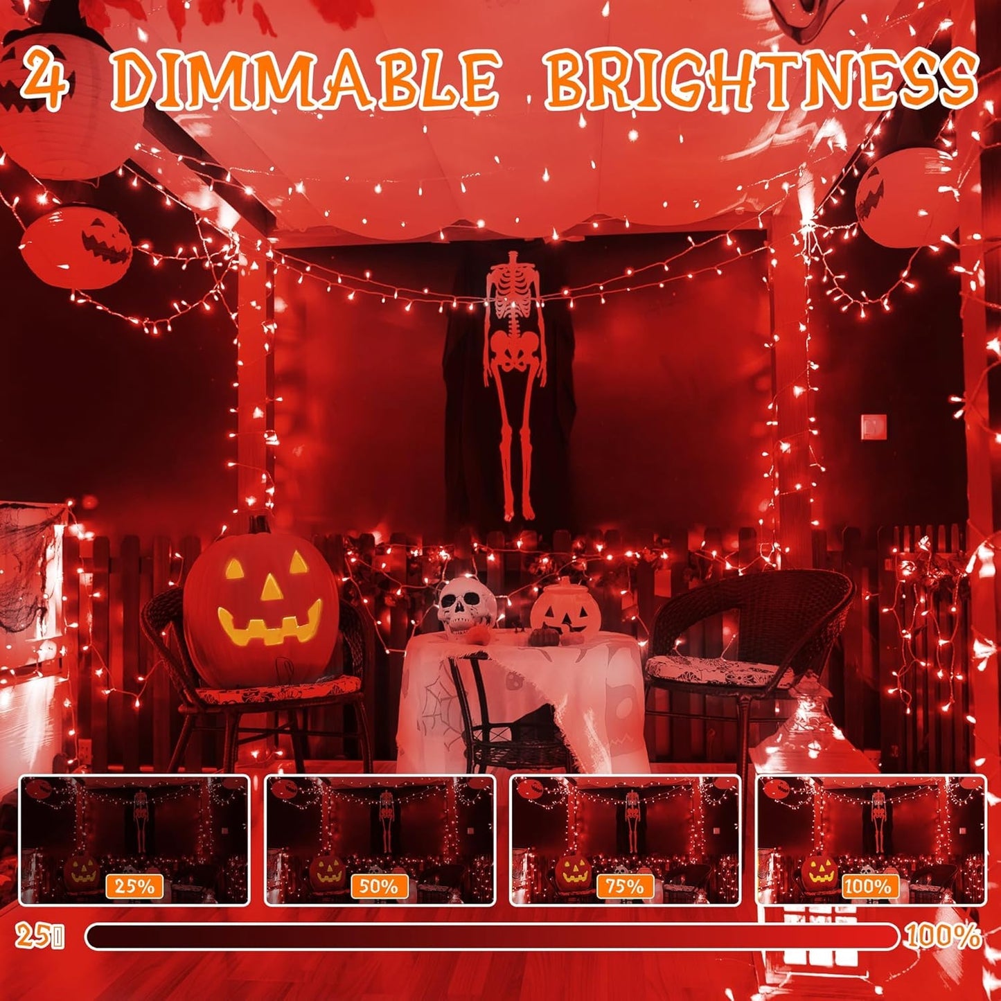 Ollny 10m 100 LED Fairy Lights, Mains Powered Waterproof String Lights with Remote, Timer, and Multiple Modes for Indoor and Outdoor Decoration