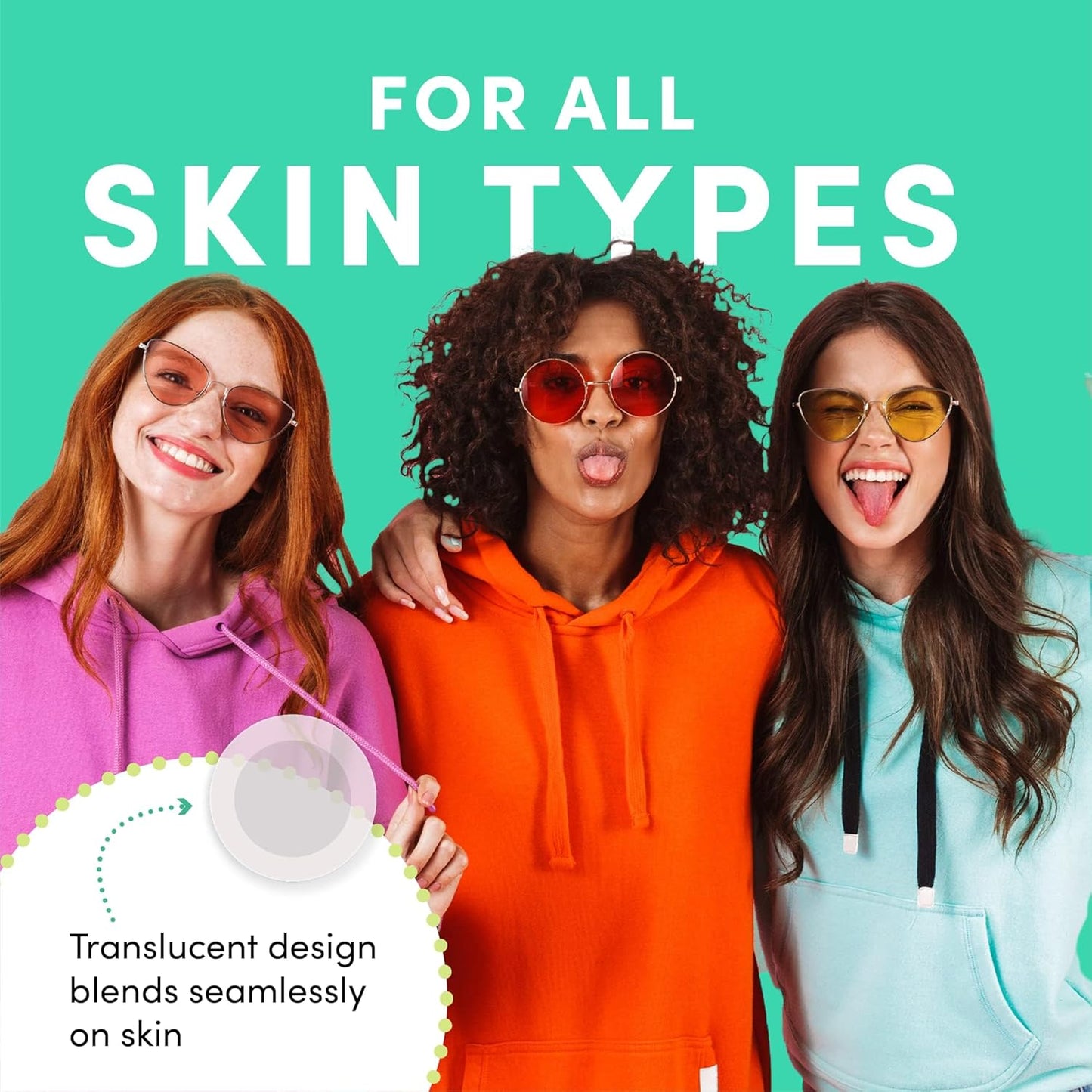 Dots for Spots Pimple Patches, 24 Pack, Translucent Hydrocolloid Spot Treatment Stickers for Face, Vegan and Cruelty-Free, Korean Skin Care"