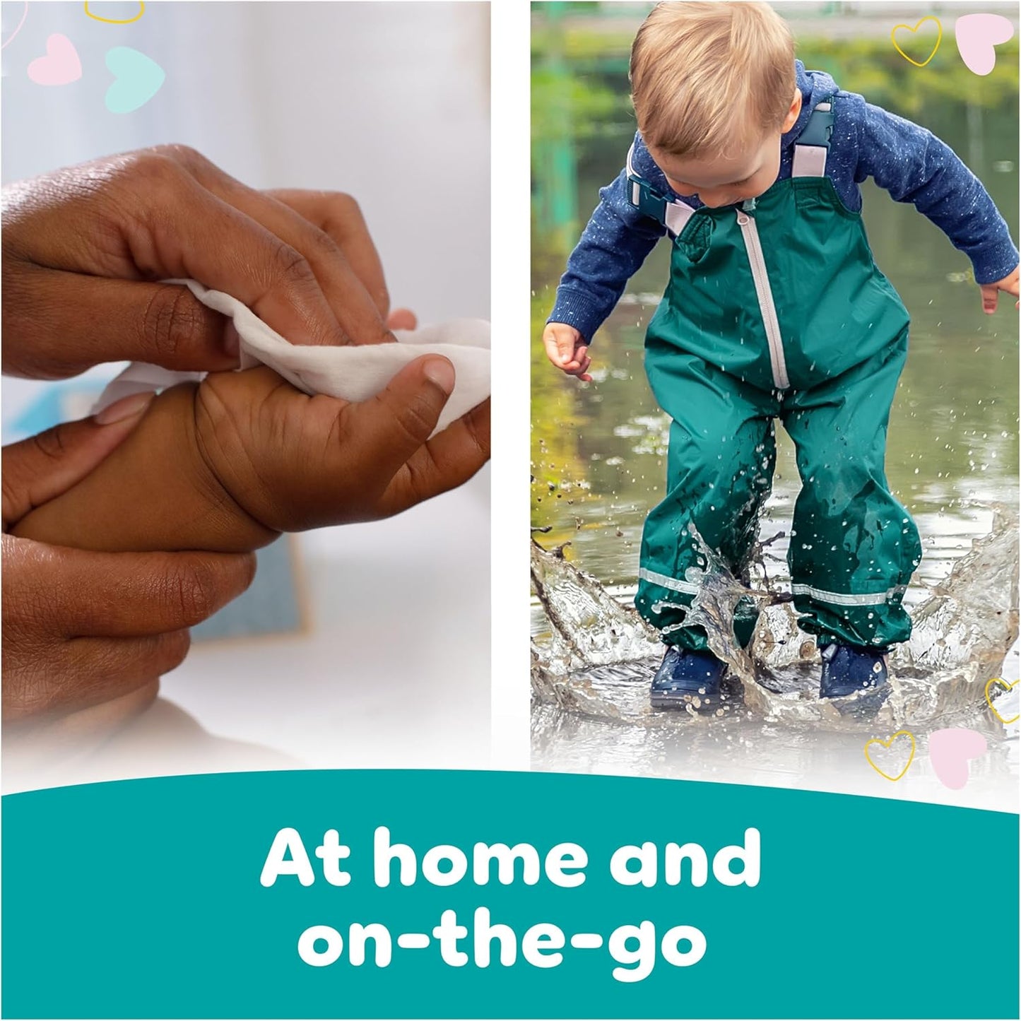 Pampers Sensitive Baby Wipes 15 Packs of 80 = 1200 Baby Wet Wipes, Unscented, For a Soft And Gentle Clean