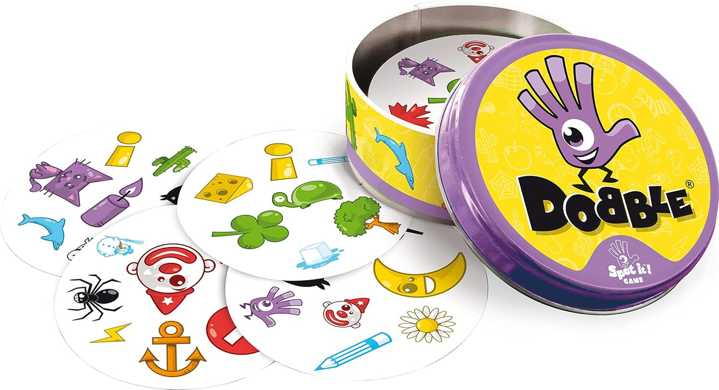 Asmodee | Dobble | Kids Card Game | Ages 6+ | 2-8 Players | 15 Minutes Playing Time