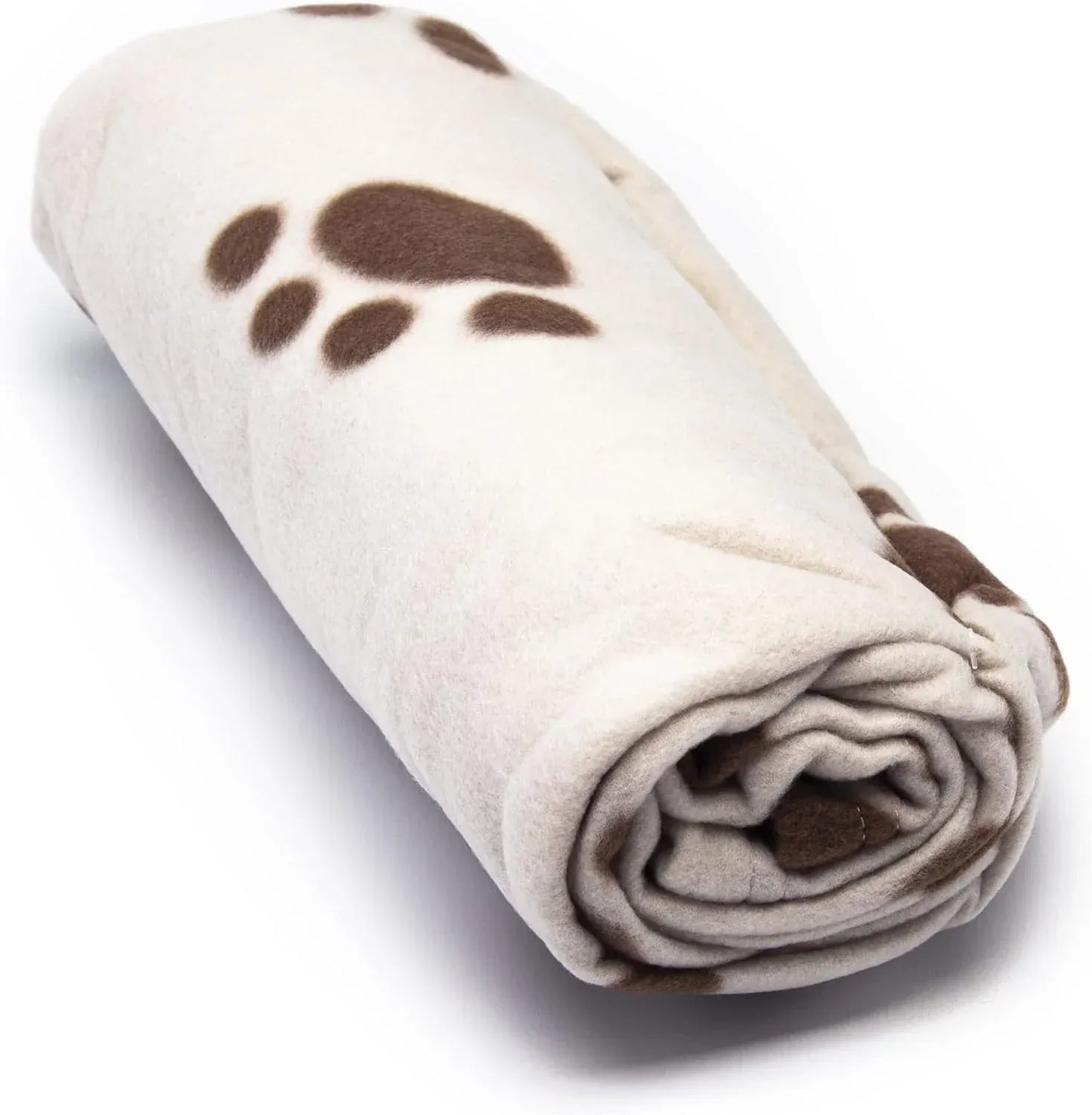 Petface Soft Cosy Fleece Comforter Paw Prints Blanket for Dogs, 100 x 70 cm