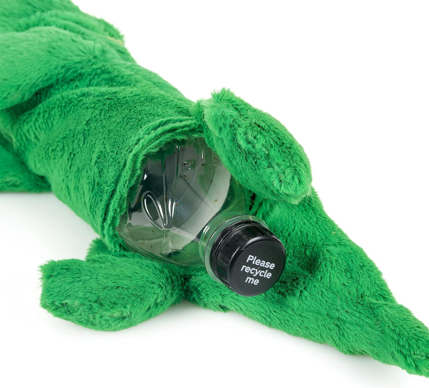 Petface Planet Carlos the Crocodile Eco Friendly Hollow Plush Dog Toy Made From Recycled Plastic Bottles