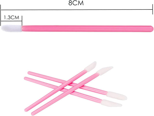 200 PCS Disposable Lip Brush Wands, Lipstick Applicator Lip Gloss Concealer Brushes