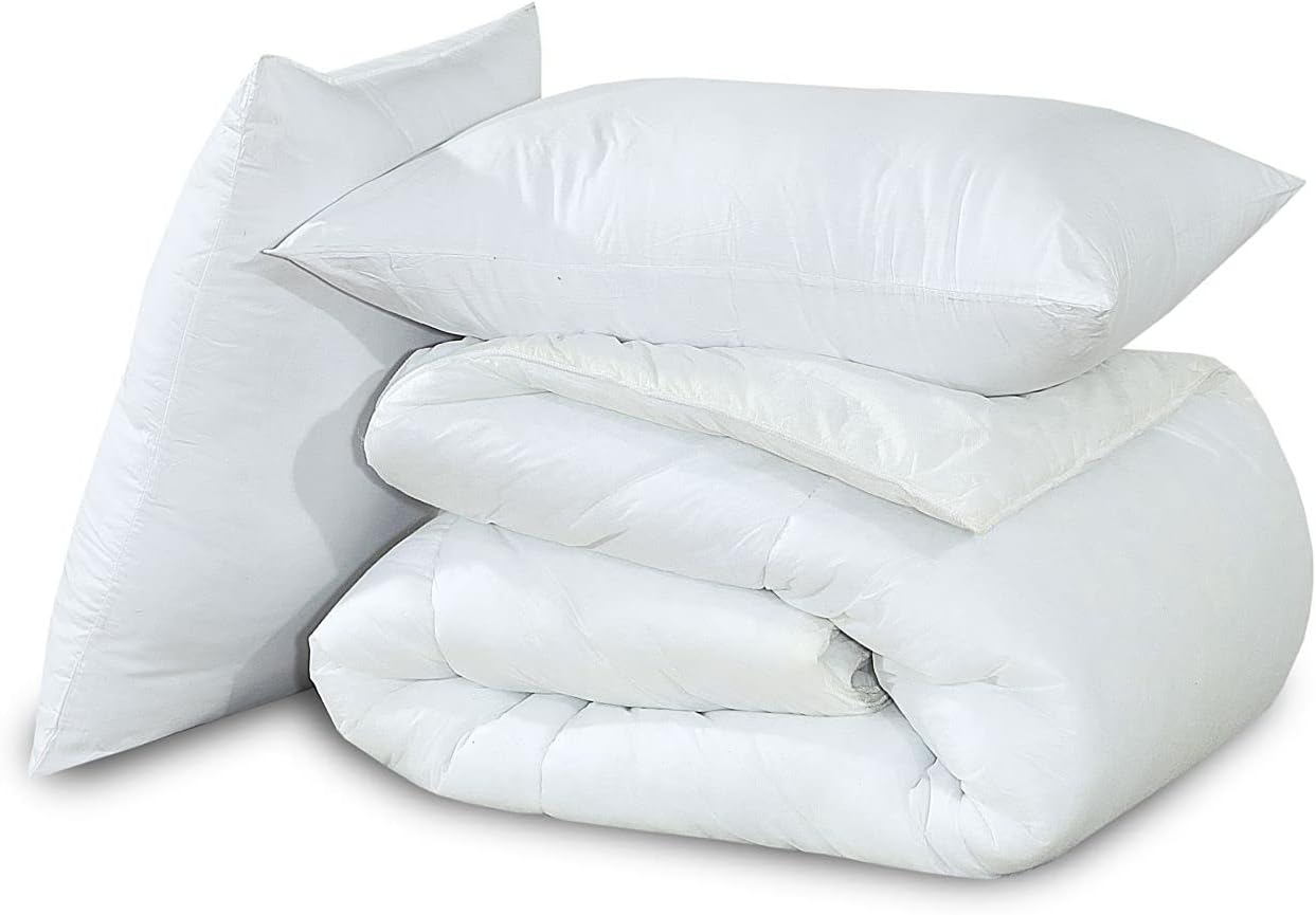 SleepyNights Single 10.5 Duvet Quilt Tog All Year Round Season Non Allergenic Hollowfibre – Polypropylene Cover