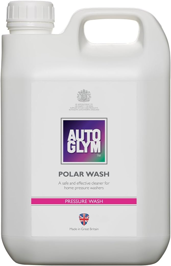 "Autoglym Polar Blast Car Shampoo Concentrate, 2.5L (Makes 15L) – pH Neutral, Extra Thick Snow Foam for All Paint Types, White"