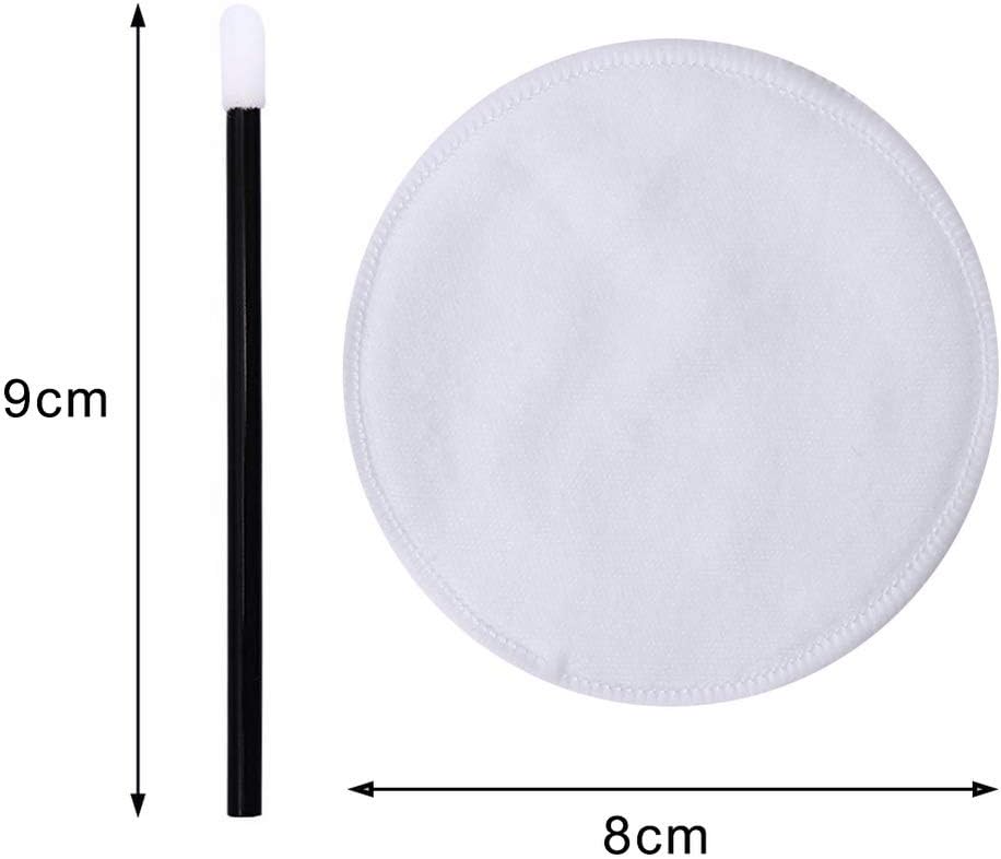 ZHIYE Lip Brushes, 200Pcs Black Lip Brushes Make Up Brush Lipstick Lip Gloss Wands Applicator Tool Makeup Beauty Tool Kits