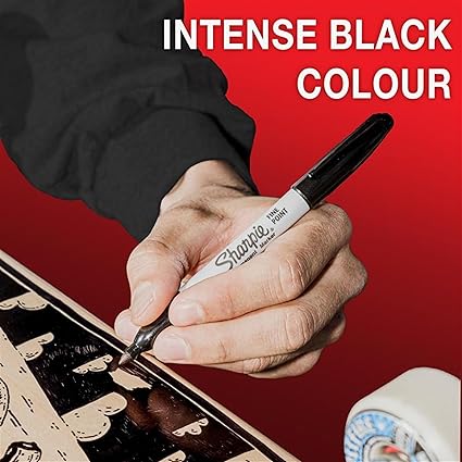 Sharpie Permanent Markers | Fine Point for Bold Details | Black Ink | 2 Marker Pens