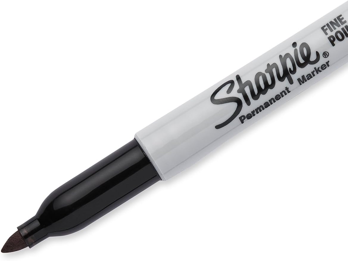Sharpie Fine Point Permanent Marker - Black (Pack of 2)