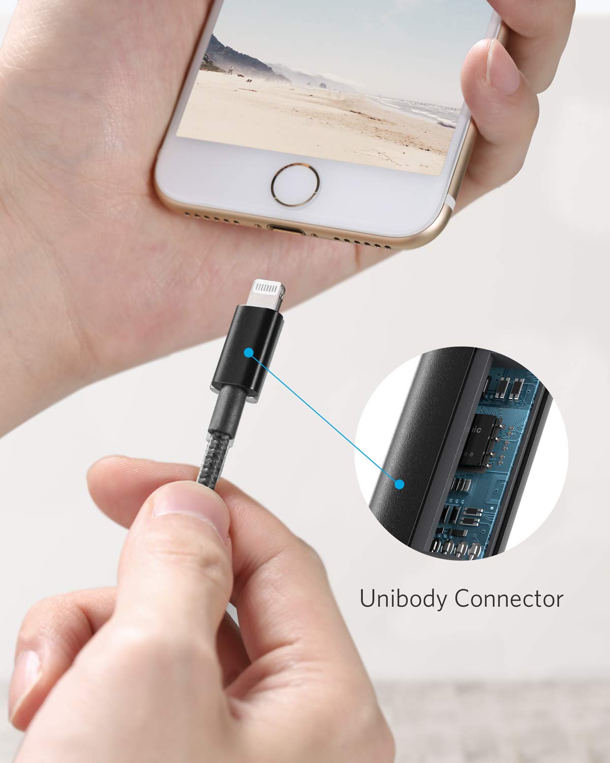 Anker iPhone Charger Cable, 6 ft 331 Cable, Premium Nylon USB-A to Lightning Cable, for iPhone 14 Plus 14 14 Pro Max 13 13 Pro