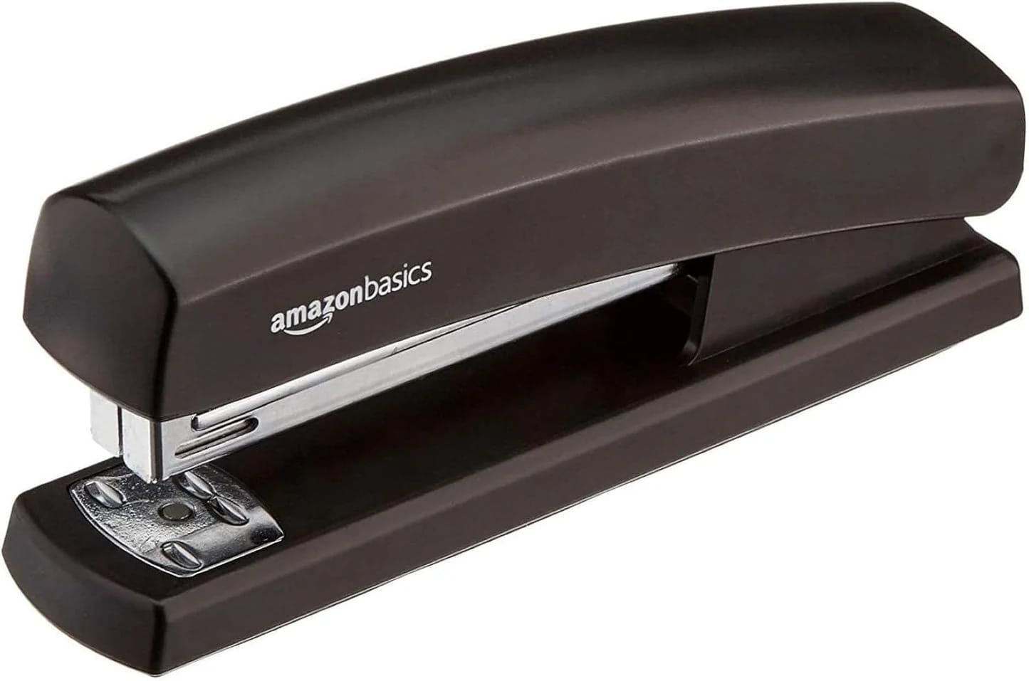 Basics Stapler with 1000 Staples, Matte Black