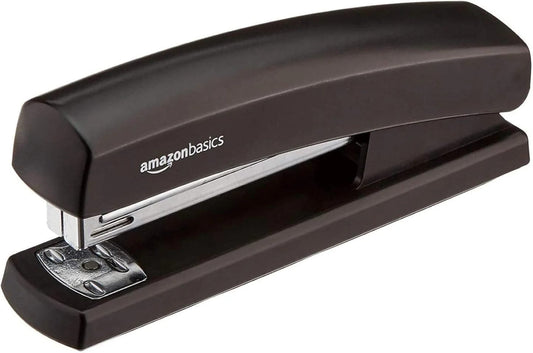 Basics Stapler with 1000 Staples, Matte Black