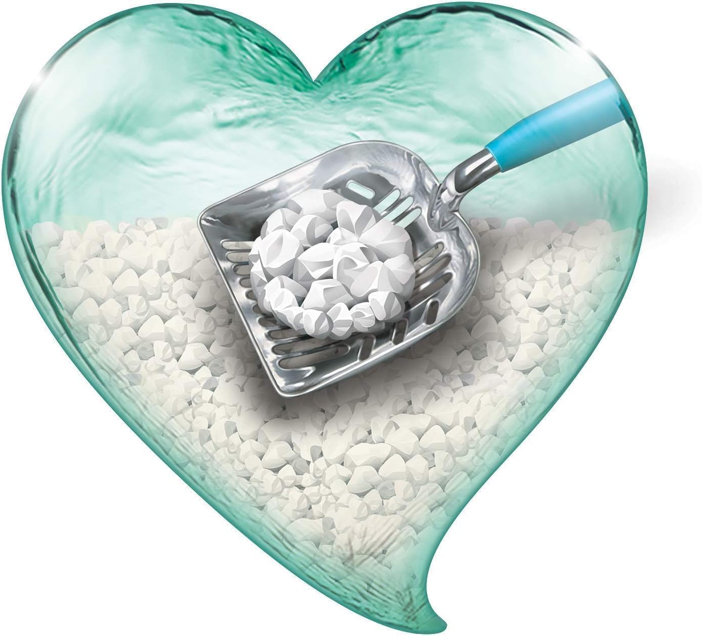 Sanicat - Clumping Cat Litter with Marseille Soap scent | Made of natural minerals with guaranteed odour control | Absorbs moisture and makes cleaning the tray easier | 10 L capacity