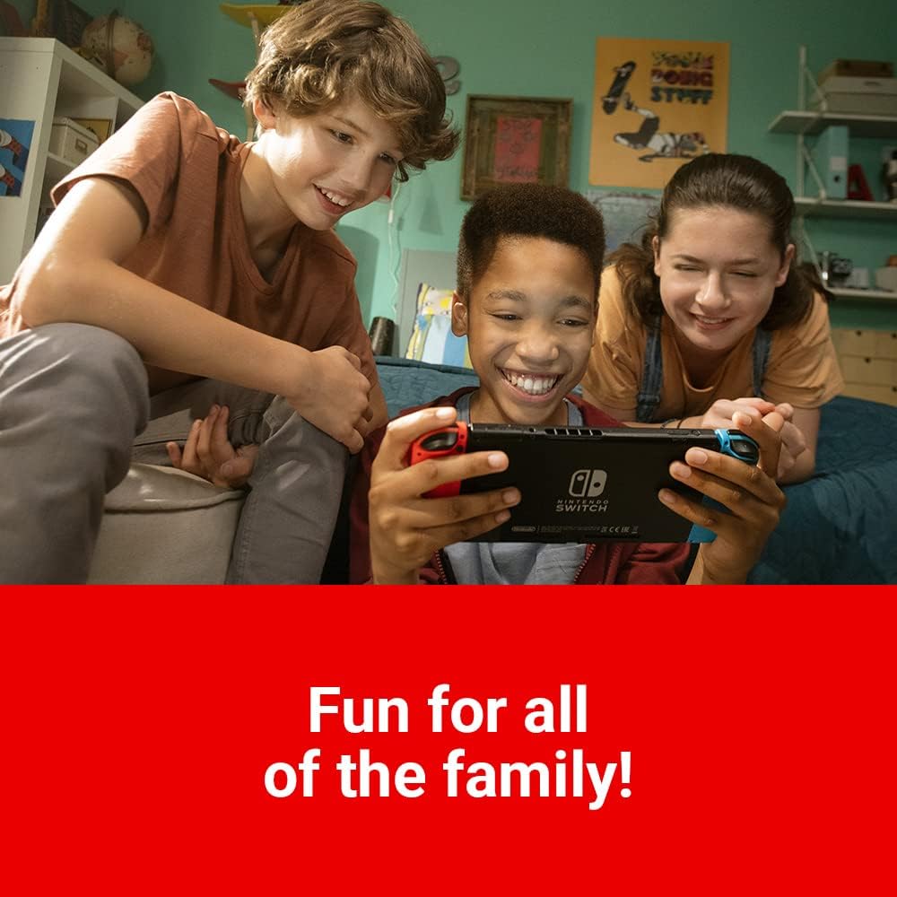 Nintendo Switch (Neon Red/Neon blue) (Renewed)