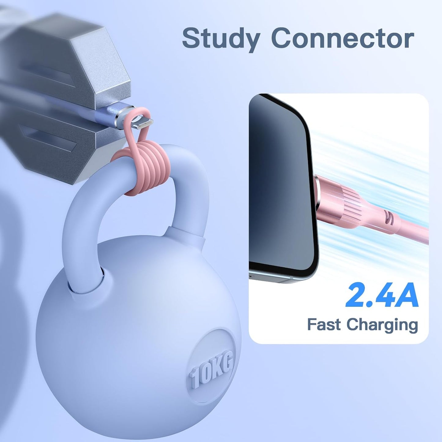 USB to USB C Cable【3PACK 3FT】 Type C Charger Cable Fast Charging, iPhone Charger USB C for iPhone 17/16/15 Pro Samsung Galaxy S24/S23/S22/S21Huawei P9 Pixel 7/6 iPad Switch PS5 etc.