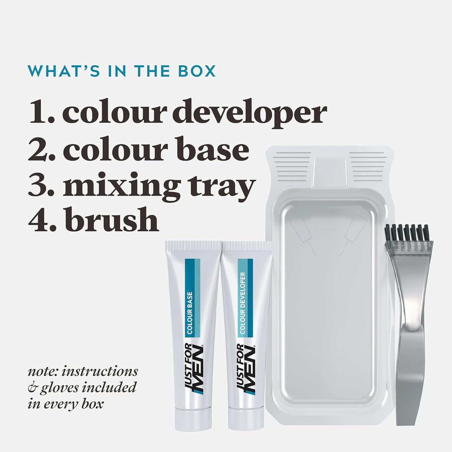 Just for men Moustache & Beard Medium Brown Dye, Eliminates Grey for a Thicker & Fuller Look � M35