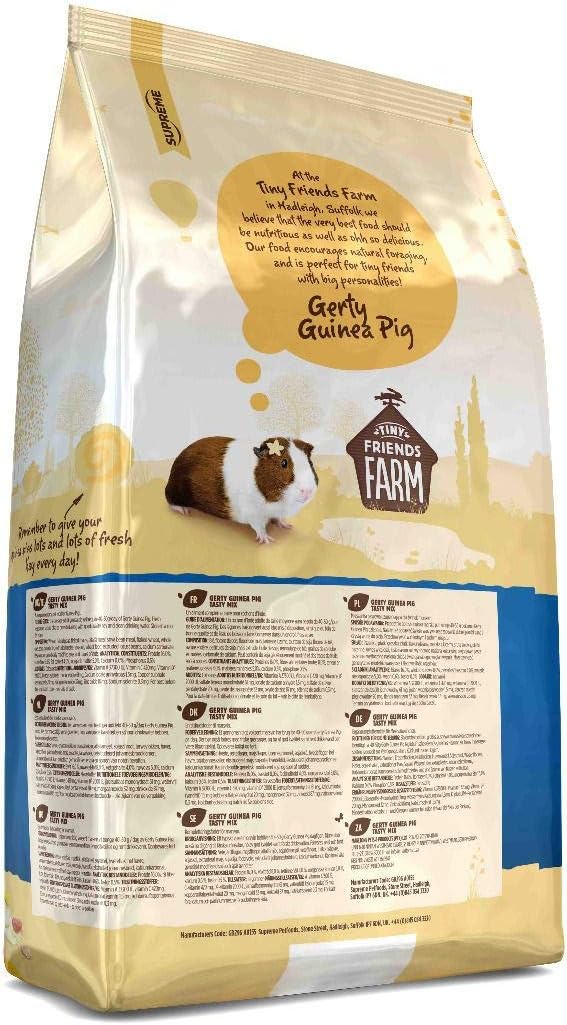 Supreme Petfoods Tiny Friends Farm Gerty Guinea Pig., Brown, 2.5kg